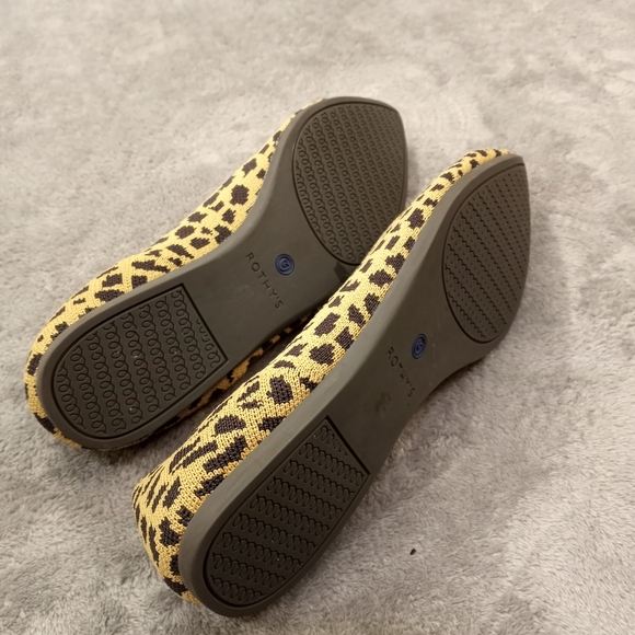 Rothy's Leopard Print Women's Flats Size 9 - Picture 6 of 11
